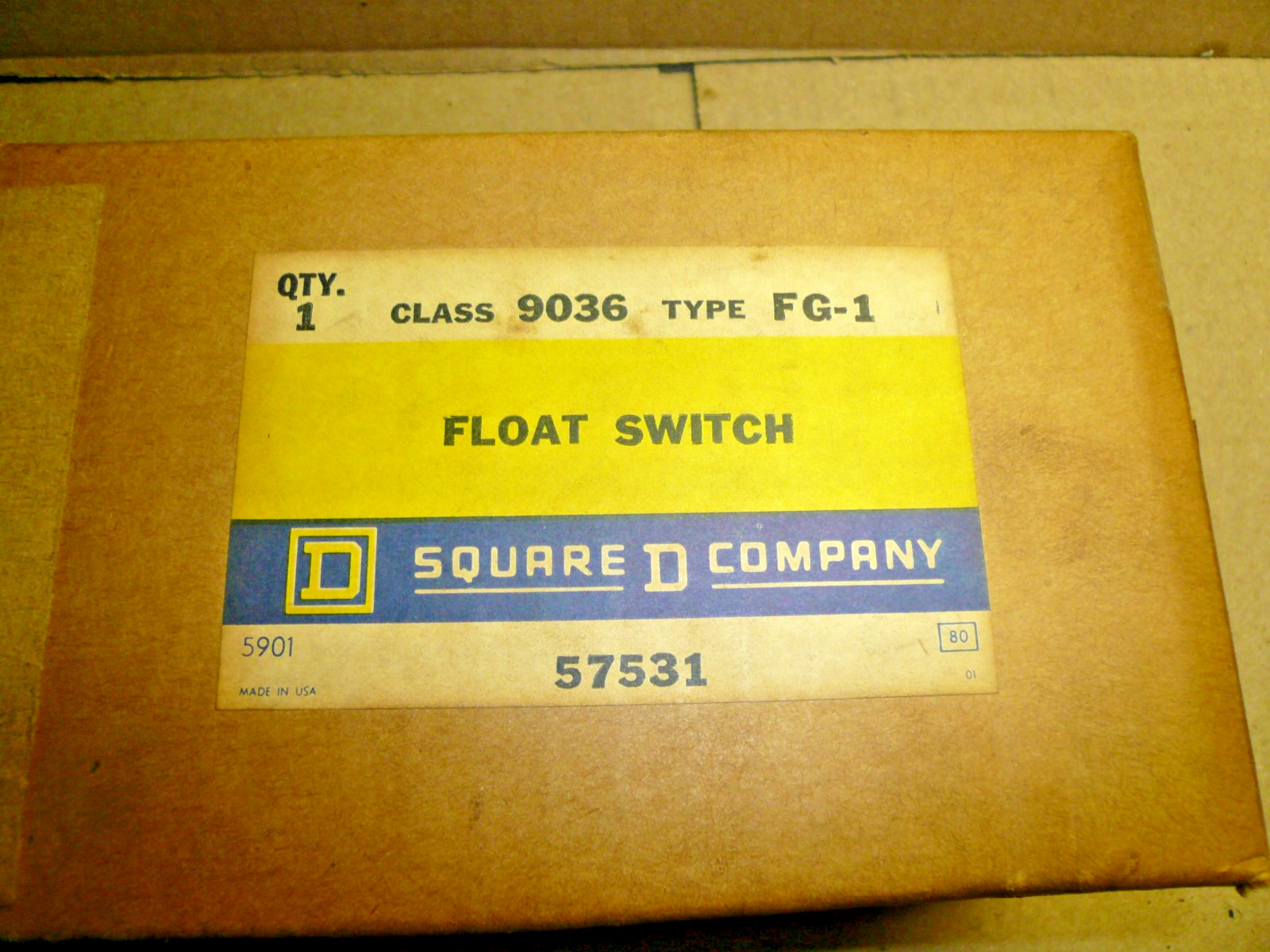 New Square D 9036DG1 Open Tank Float Switch Sensor 57531