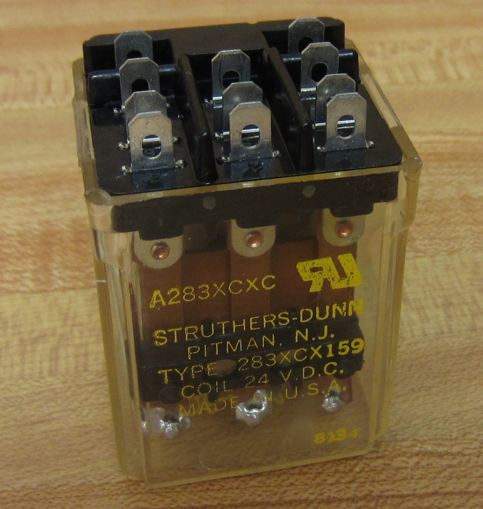 Struthers Dunn 283XCX159-24VDC Relay 283XCX159-24V.D.C.