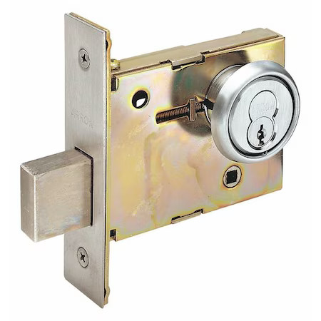 Arrow Lock N41 26D Deadbolt, Mortise, Satin Chrome Finish