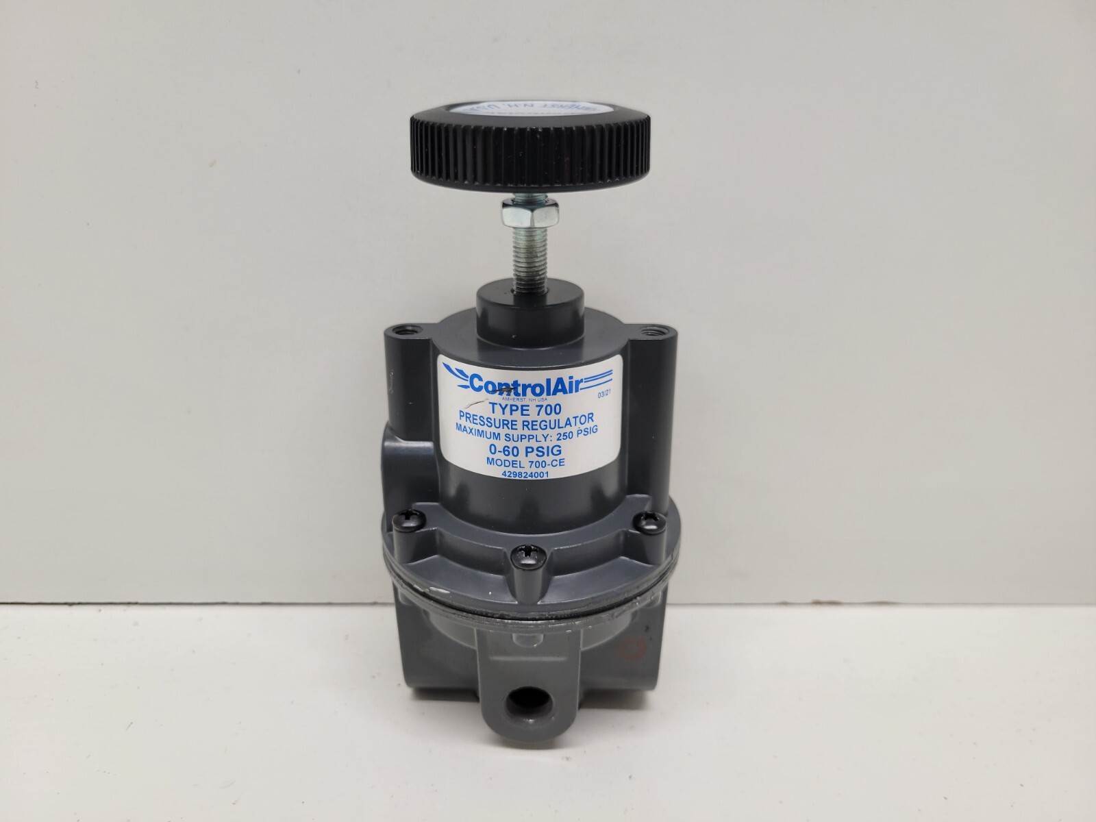 NEW NO BOX! CONTROL AIR INC 0-60 PSI 3/8″ NPT PRESSURE REGULATOR 700-CE