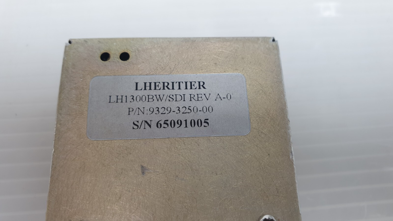 LHERITIER SAS P/N: 9329-3250-00, LH1300BW/SDI REV. A-0