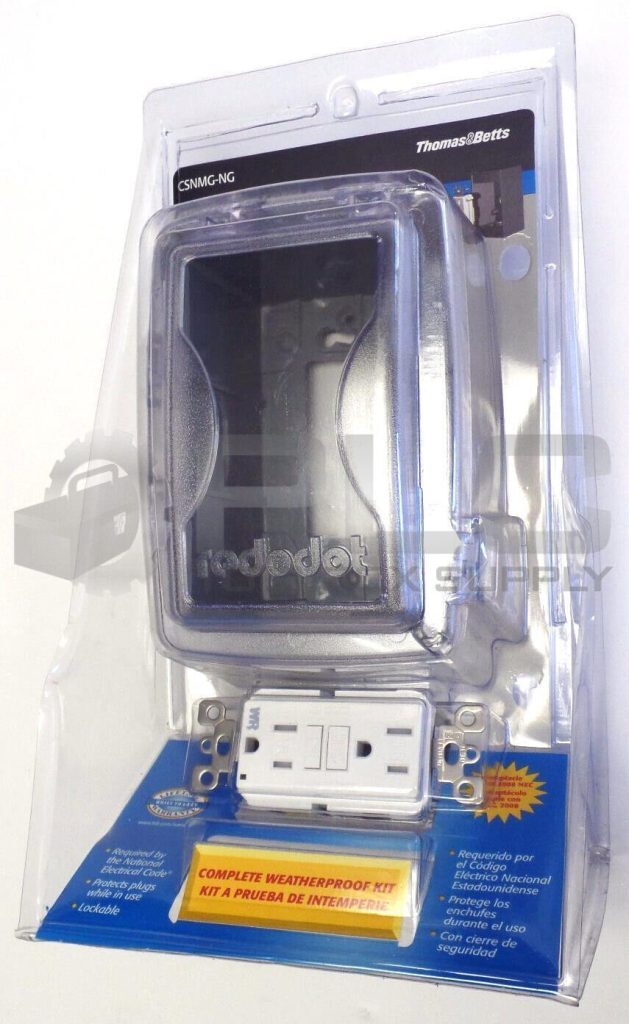 NEW THOMAS & BETTS CSNMG-NG WEATHERPROOF GFCI KIT