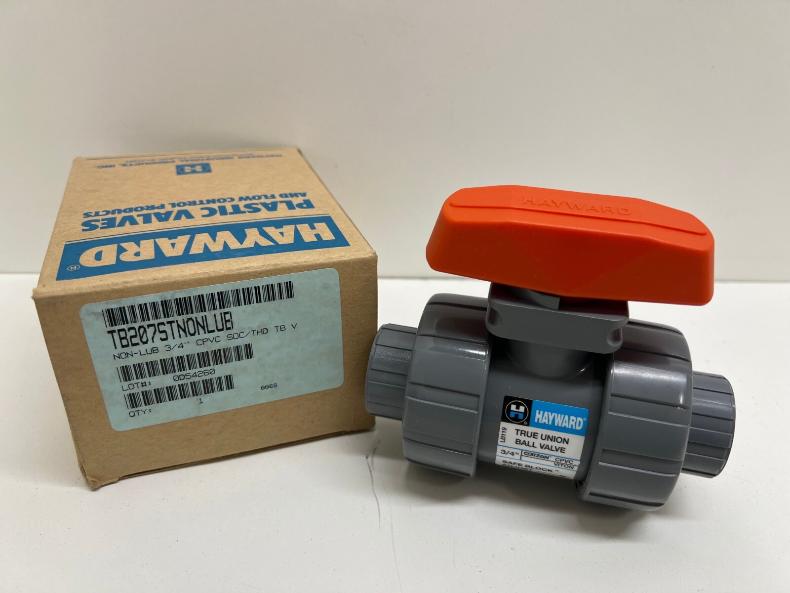 NEW IN BOX! HAYWARD 3/4″ TB SERIES TRUE UNION BALL VALVE TB207STNONLUB