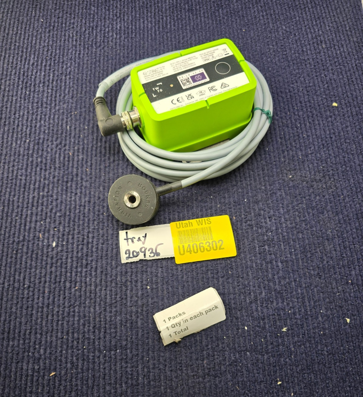 TWTG DS02B Neon Product Line Green Wireless Industrial Sensor Transmitter IP66