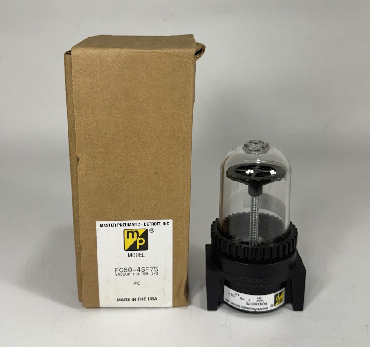 STERIS P093909592 1/2″ NPT Air Filter Assembly – Master Pneumatics FC60-4SF75