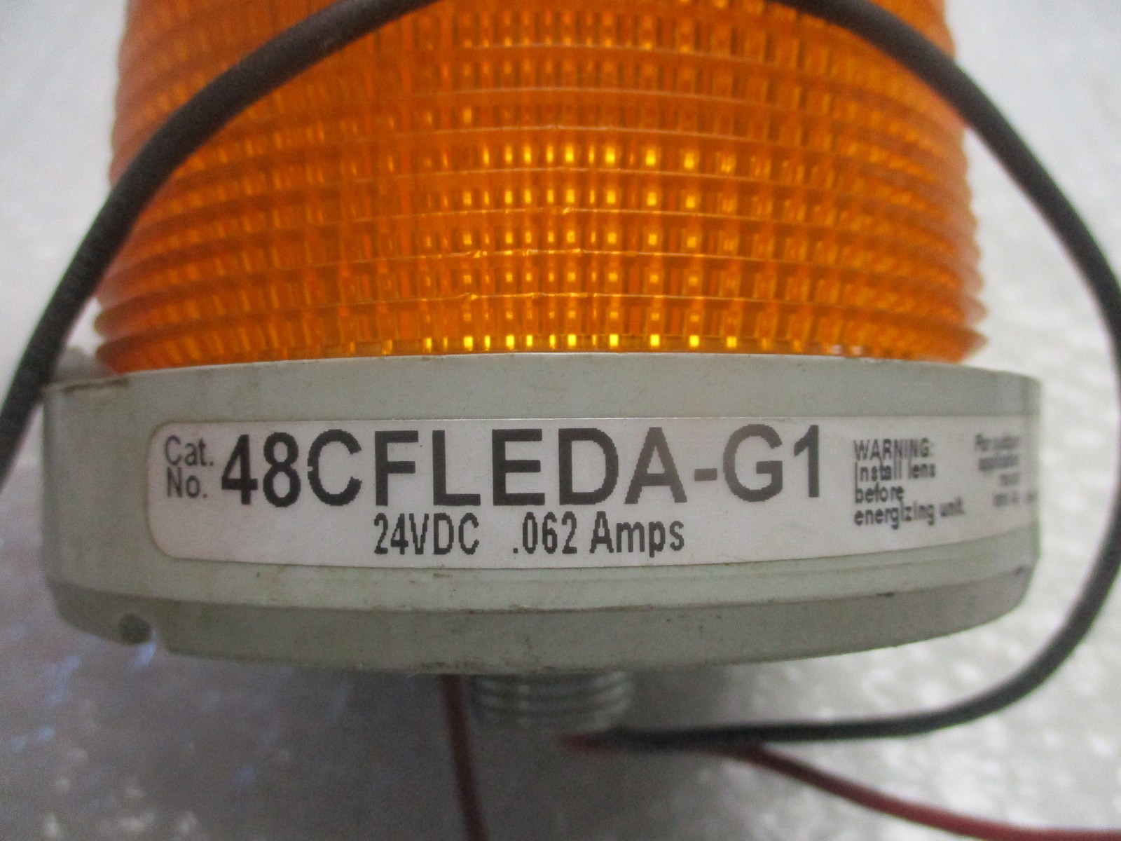 INDUSTRIAL SPARE 48CFLEDA-G1 STACK LIGHT AMBER UNMP