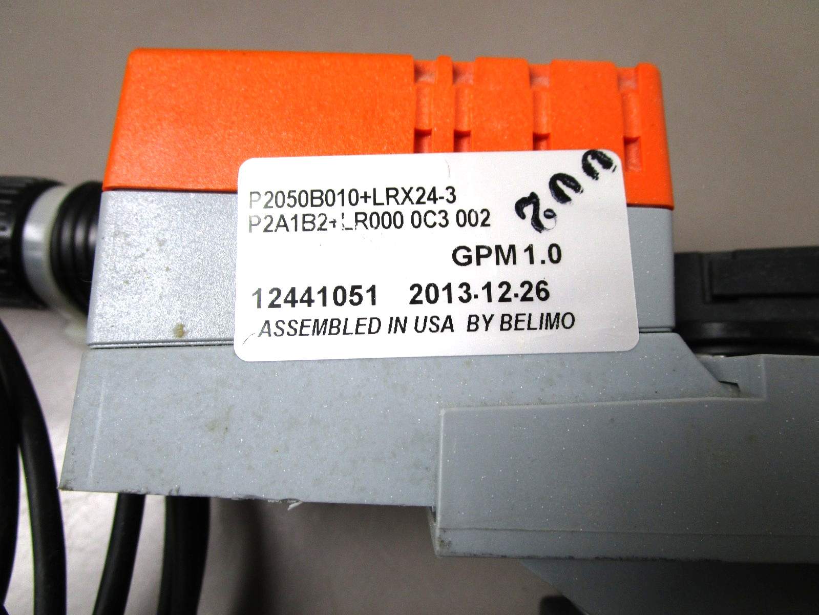 Belimo P2050B010+LRX24-3 CCV 1/2″ Characterized Control Valve Assembly
