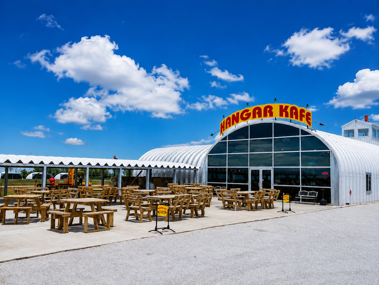 DuroSPAN S-Model 40x30x16 Steel Arch Building | Clear Span | Open Ends DIY