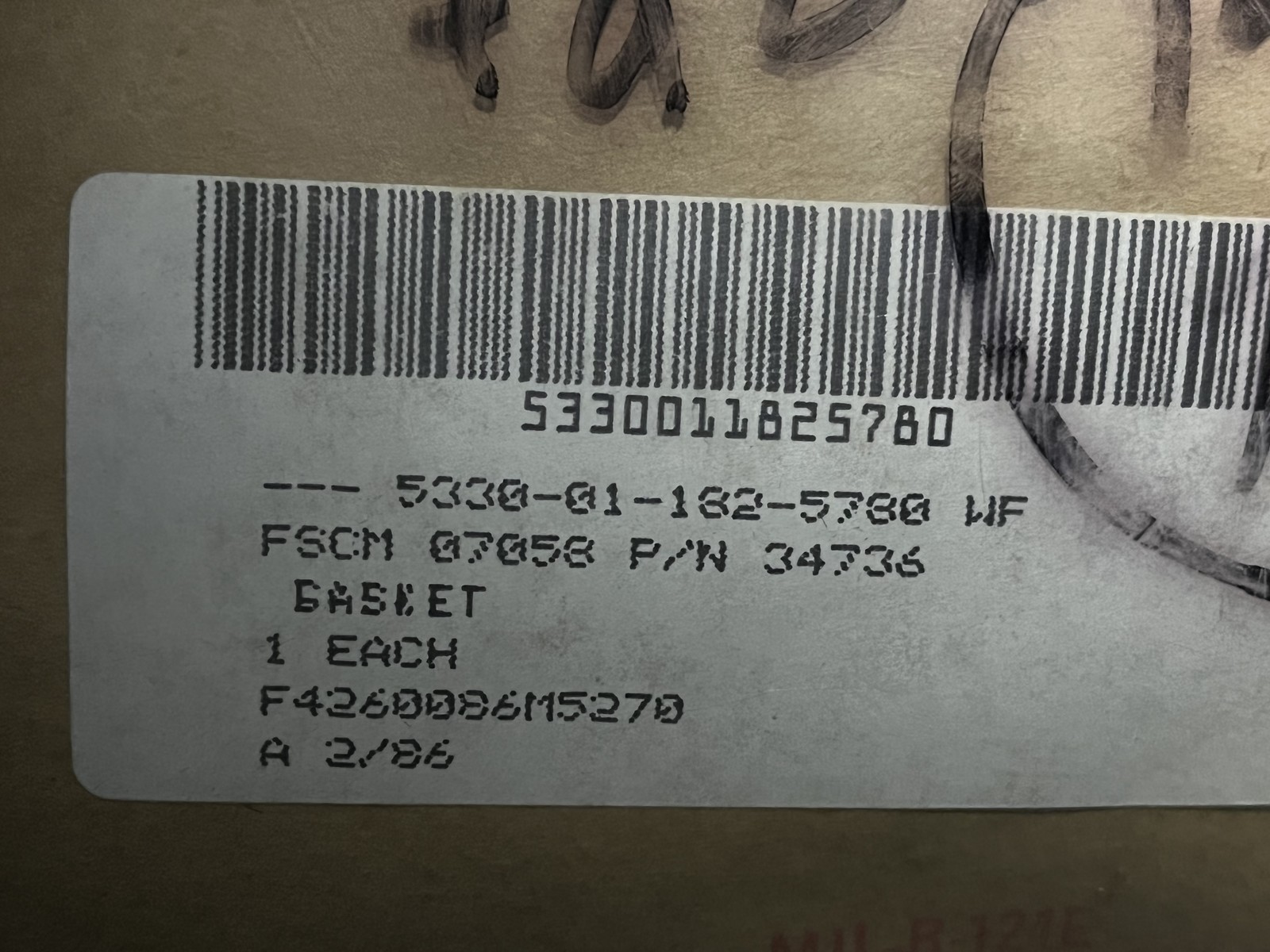 DYNAMIC CONT 34736 GASKET