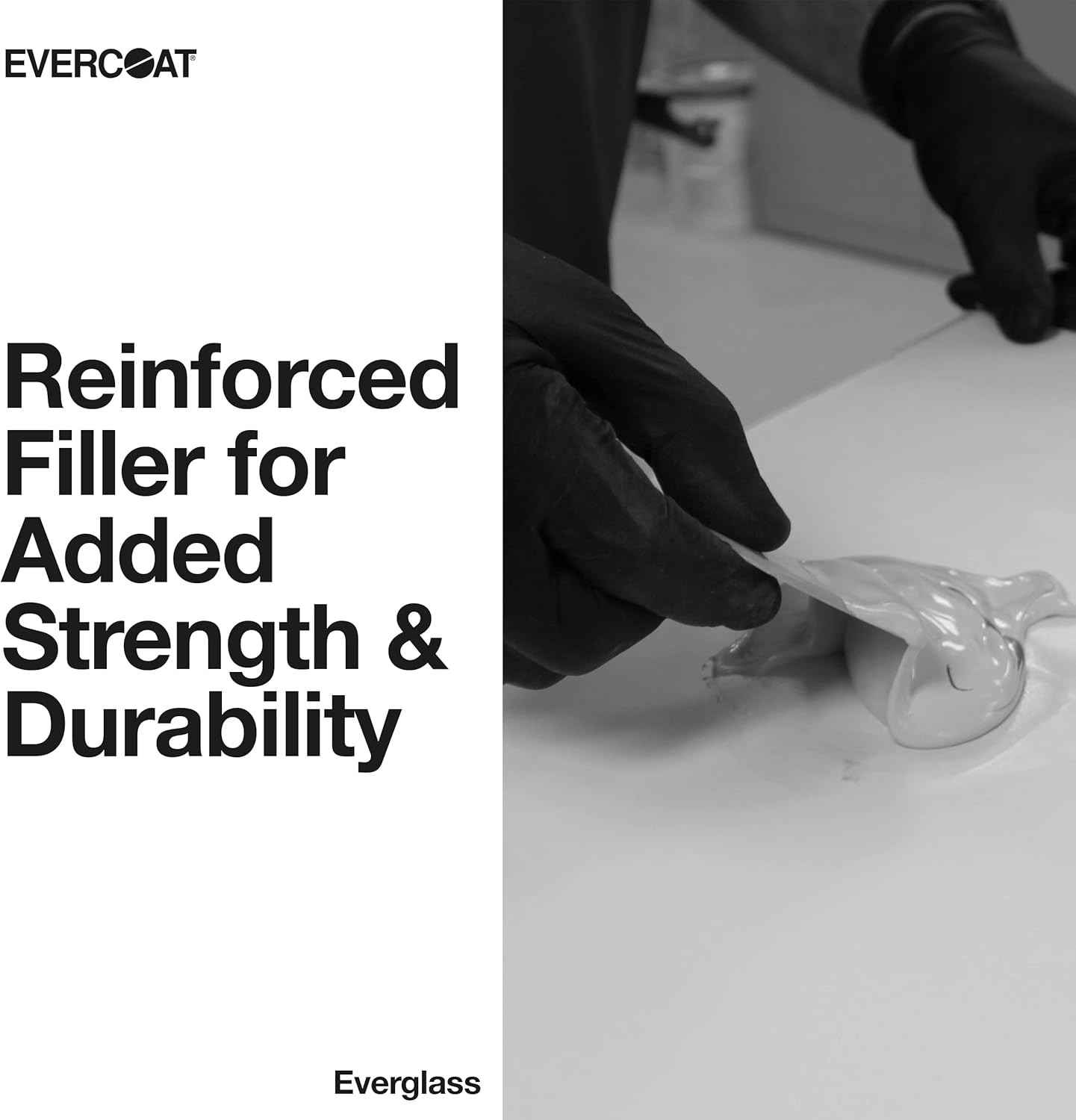 Evercoat Everglass Short Strand Fiberglass Reinforced Filler – Waterproof Filler
