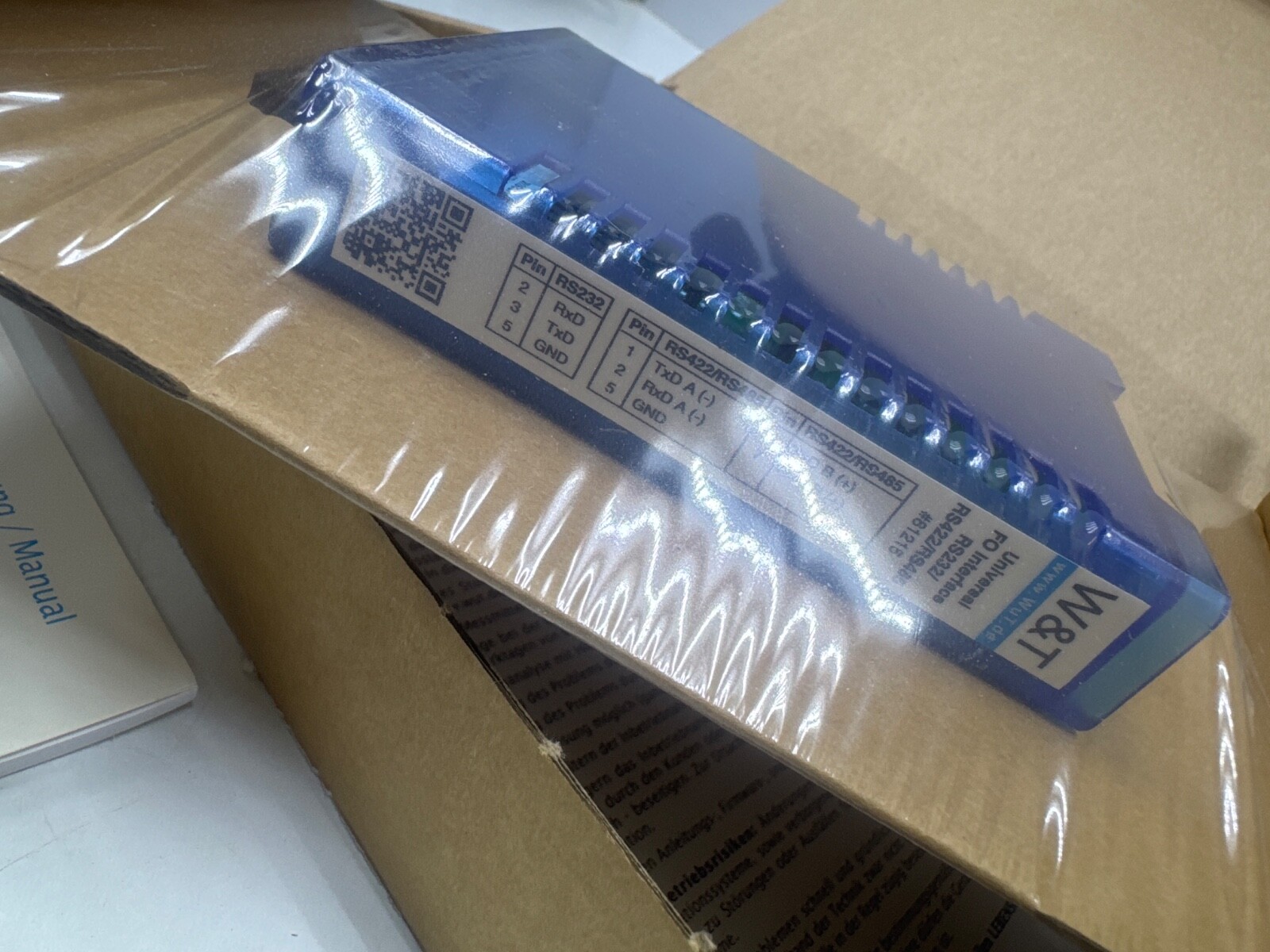 W&T 81215 Universal FO Interface RS232/RS422/RS485