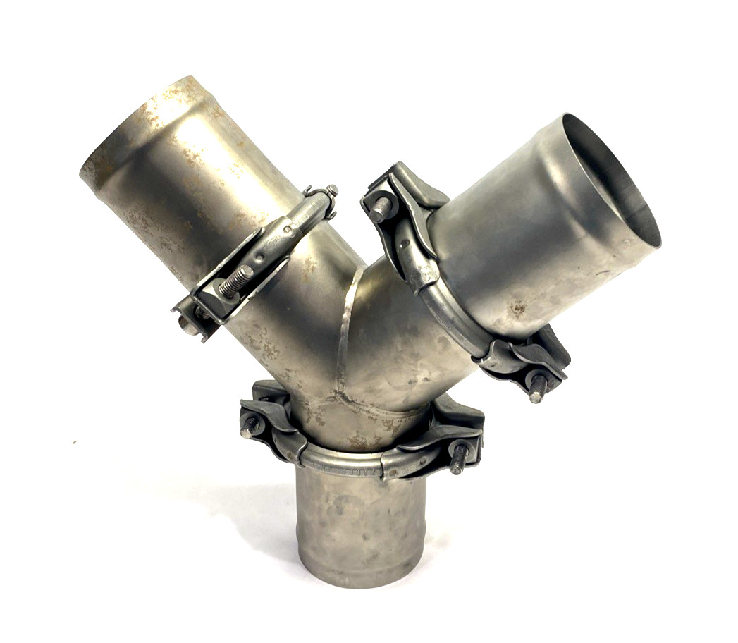 Jacob 11083260 Exhaust System Fork, DN80 90 Deg. Y-Type w/ Clamps