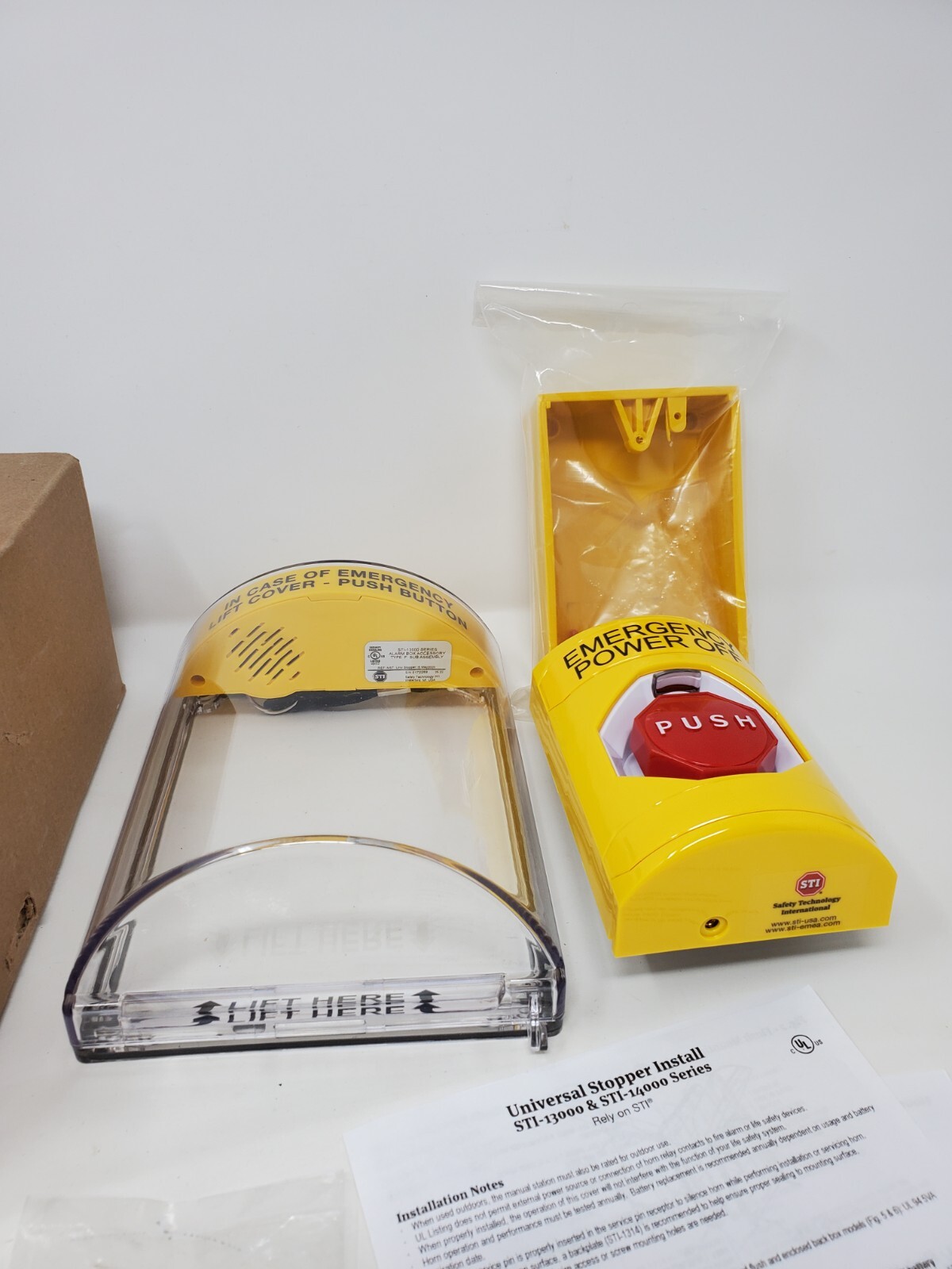 Safety Technology International Ss2245po-En Emergency Power Off Push