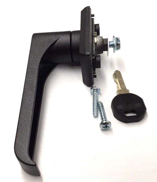 Emka Type 1123-U17-06 L-Handle With Shield And Locking Key EK333 1123U1706