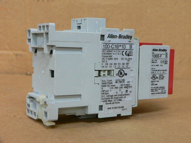 Allen Bradley 100S-C16d14c Guardmaster Safety Contactor (110V-120V)