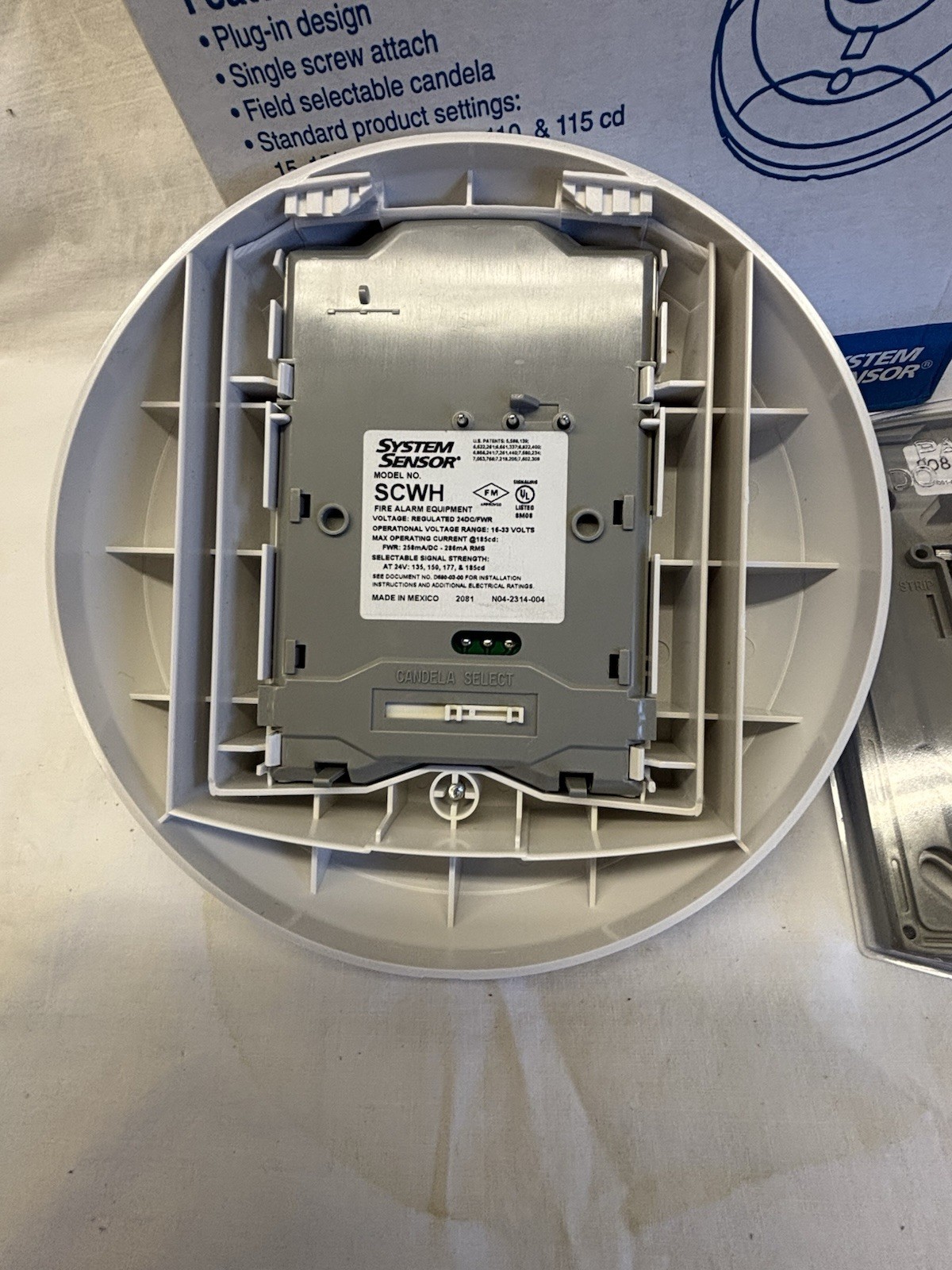 Honeywell/System Sensor SCW-CLR-ALERT Spectra Alert Advance Strobe SCWCLRALERT