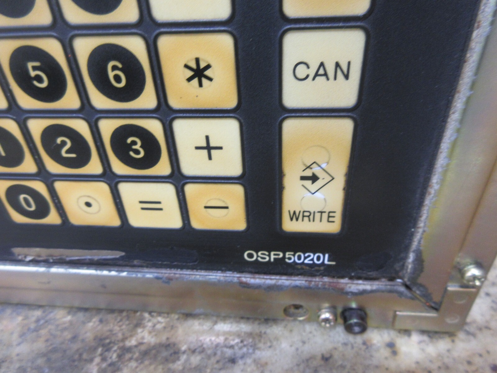 OKUMA CADET LNC8 CNC LATHE HA-E0105-653-800-134 OPERATING PANEL OSP5020L MONITOR