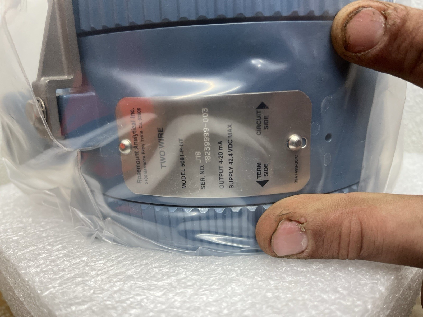 Rosemount 5081-P-HT Two-wire Conductivity Transmitter 42.4v-dc