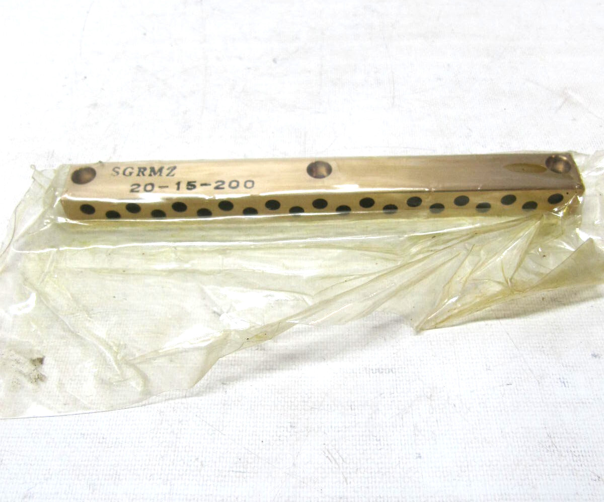 (NEW) Misumi Gibs Oil Free Copper Alloy Guide Bar SGRMZ20-15-200