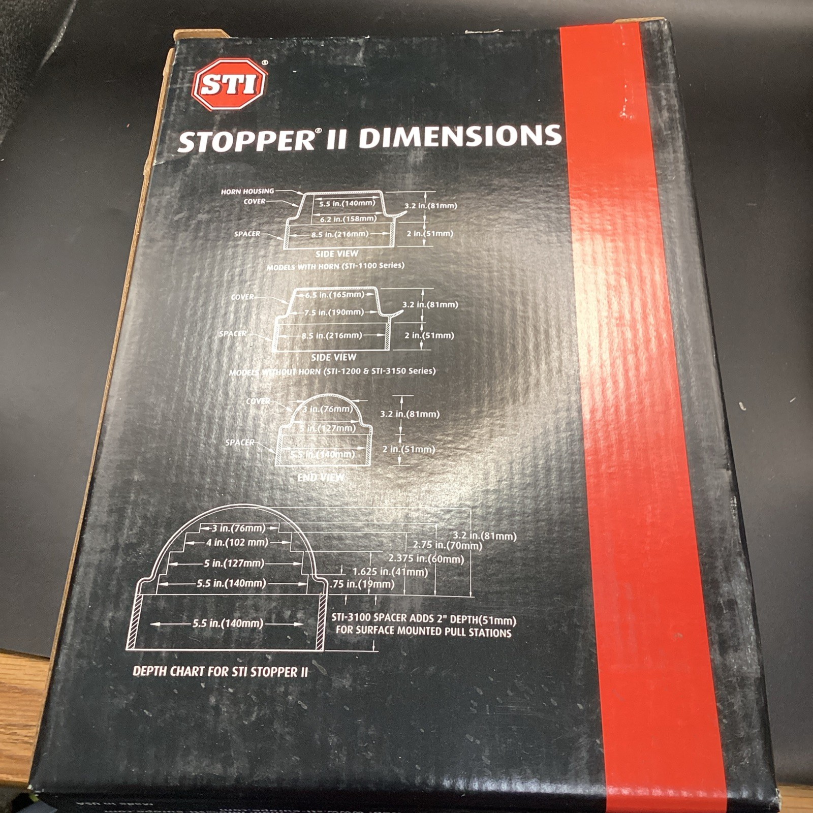 NEW STI stopper II with horn, False fire alarm stopper flush mount ST1-1100