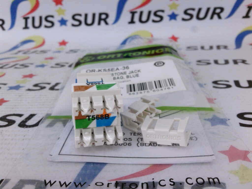 NSOP Ortronics OR-KS5EA-36 CAT5E Keystone Jack Blue