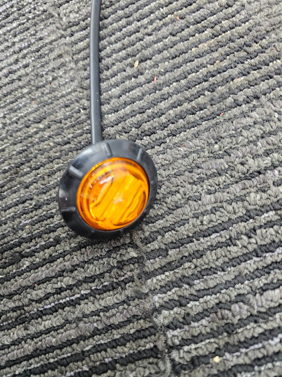 (QTY 2) Maxxima M09400Y Amber 1-1/4 Inch Round LED Clearance Marker Light