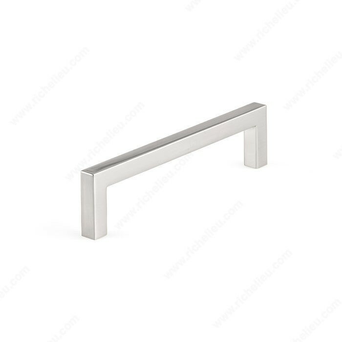 Lot of 10 Richelieu Contemporary Metal Pull 128mm Brushed Nickel BP873128195