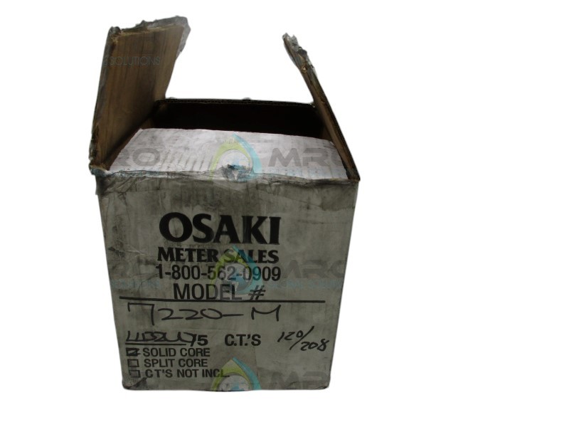 OSAKI ELECTRIC 7220 OW09HT WATTHOUR METER NSMP