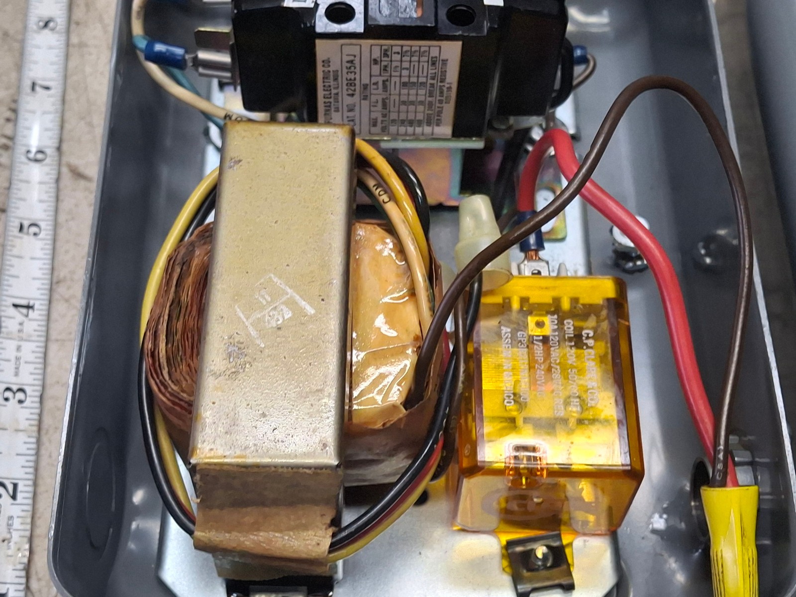 Furnas D18132-9 Motor Furnas Control Electrical Box Delta Rockwell On Off Switch