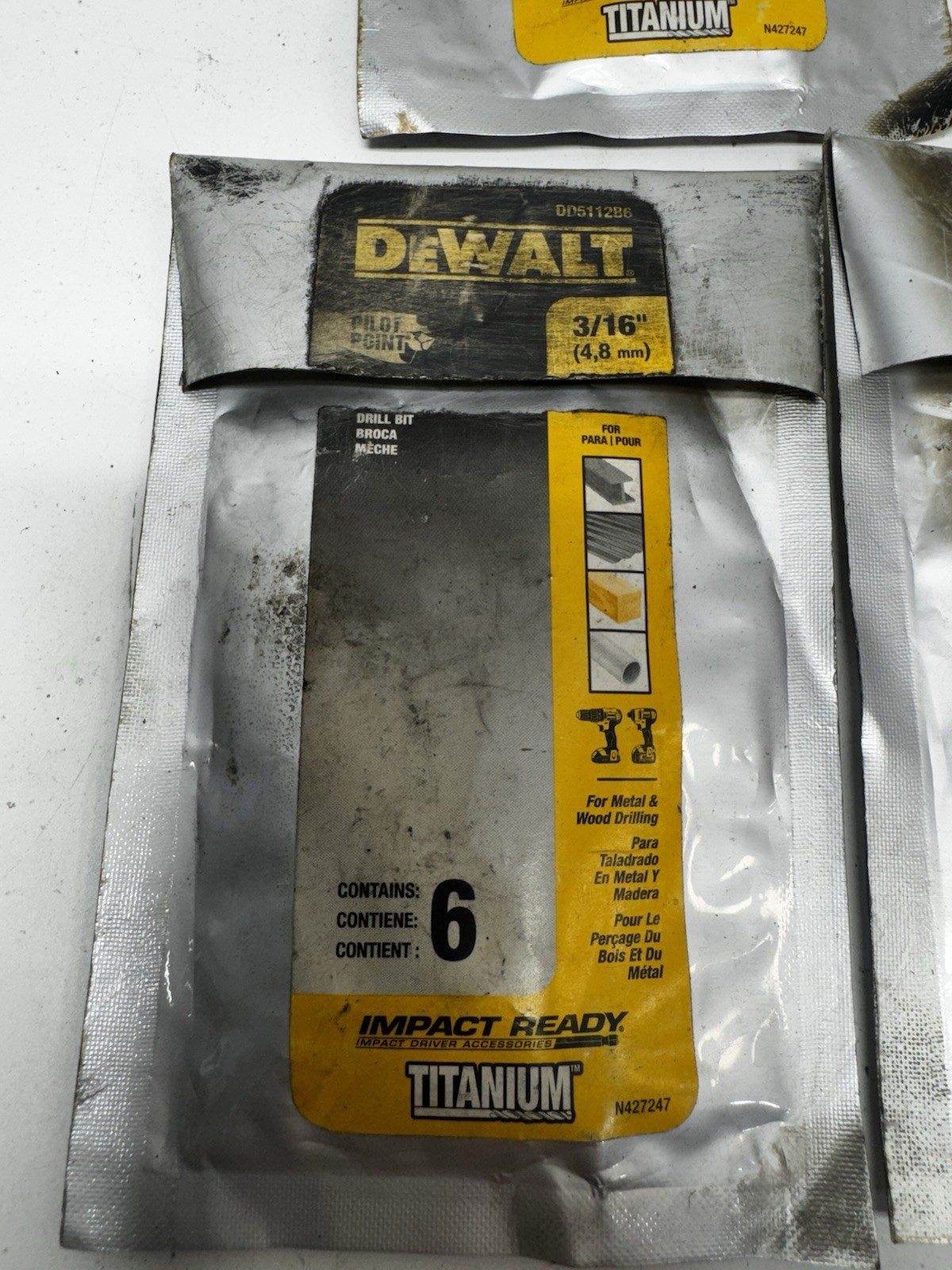 DeWALT Assorted Impact Ready Titanium Drill Bit – Lot of 17