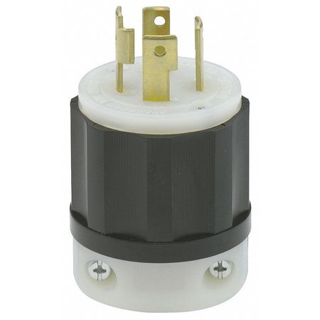 Leviton 30A 480V 3-Phase NEMA L16-30P Locking Plug, Industrial Grade