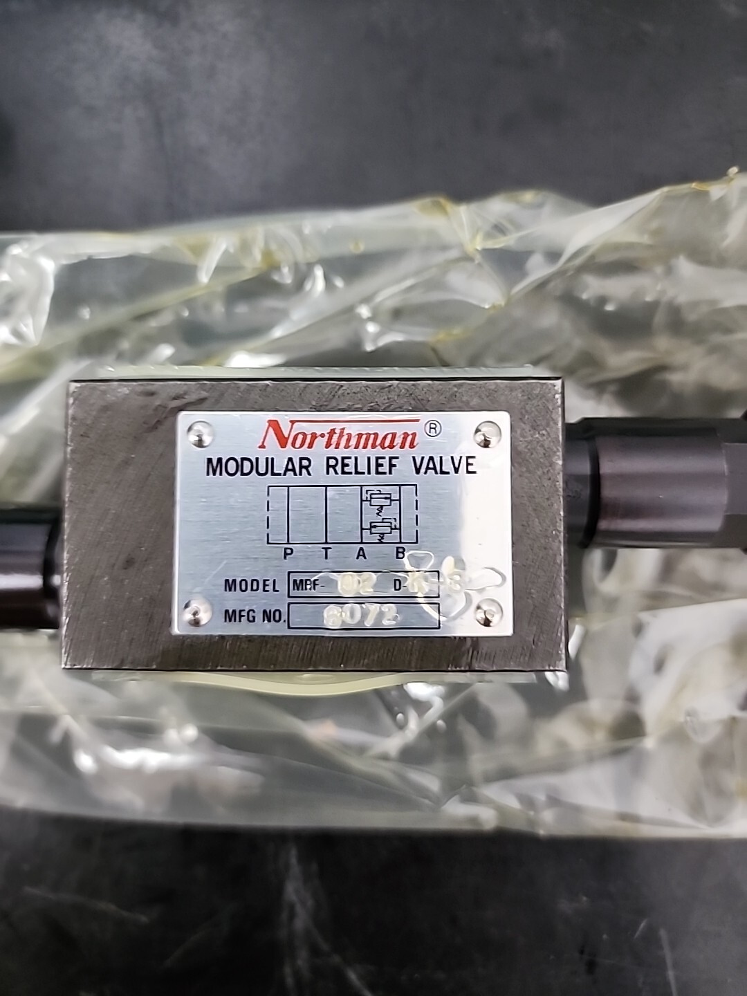 NORTHMAN, MRF-02D-K-3-20, Modular Relief Valve