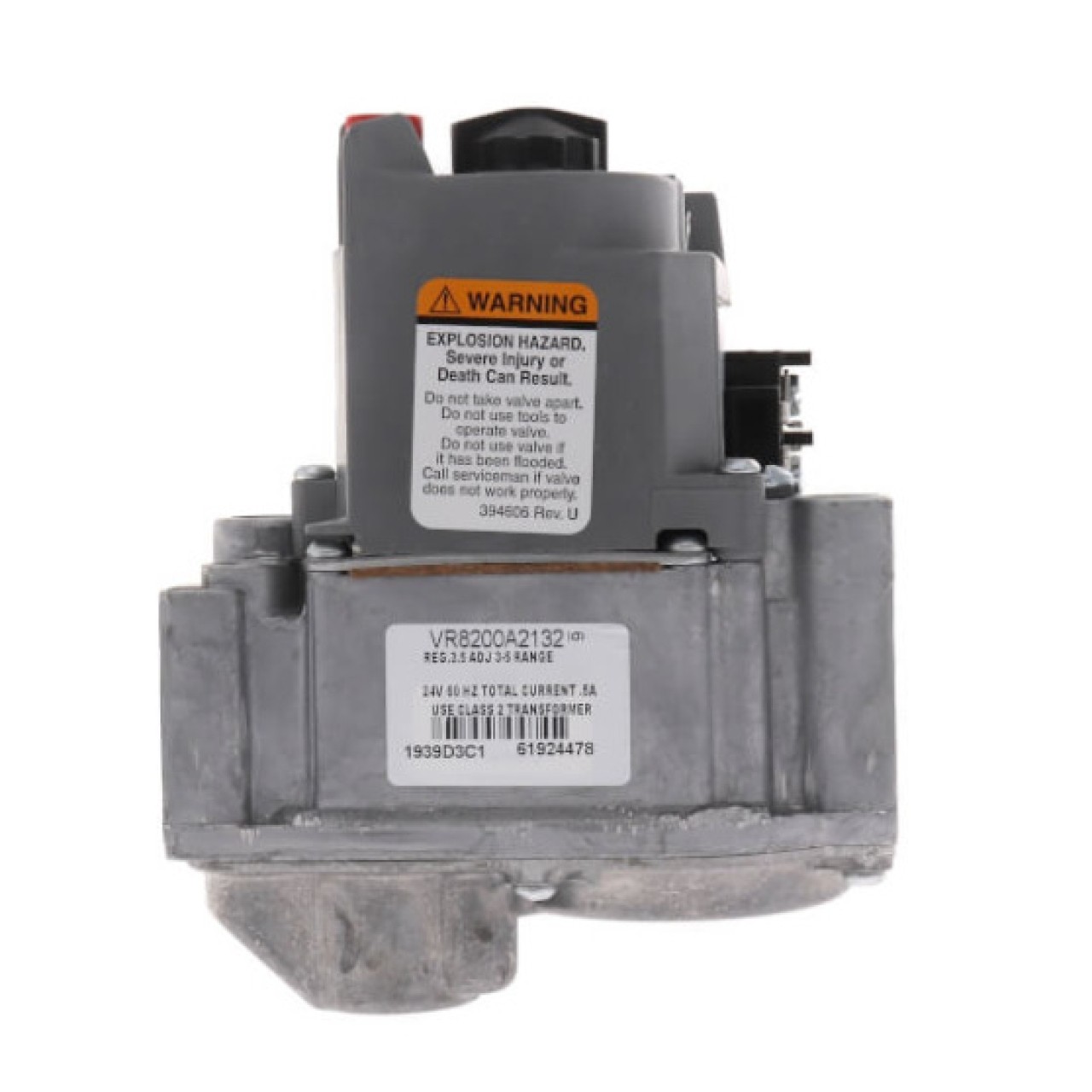 Honeywell VR8200A2132/U; VR8200A2132 Gas Valve (1/2in)