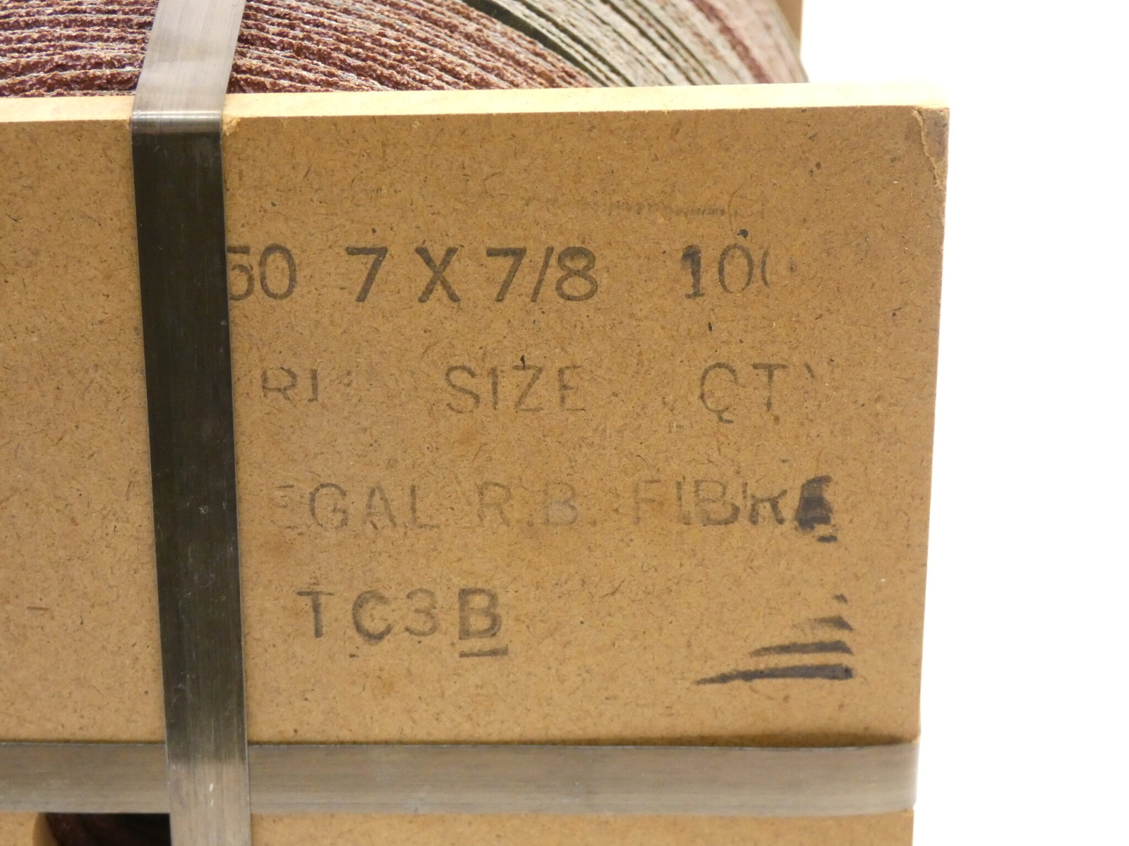 *Lot of 100* 3M 51144 983C Regal RB Abrasive Sanding Fibre Discs 7 x 7/8″ – N…