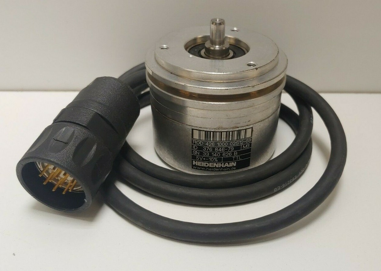 GUARANTEED! HEIDENHAIN 5V ROTARY ENCODER ROD 426 1000 02S12-03