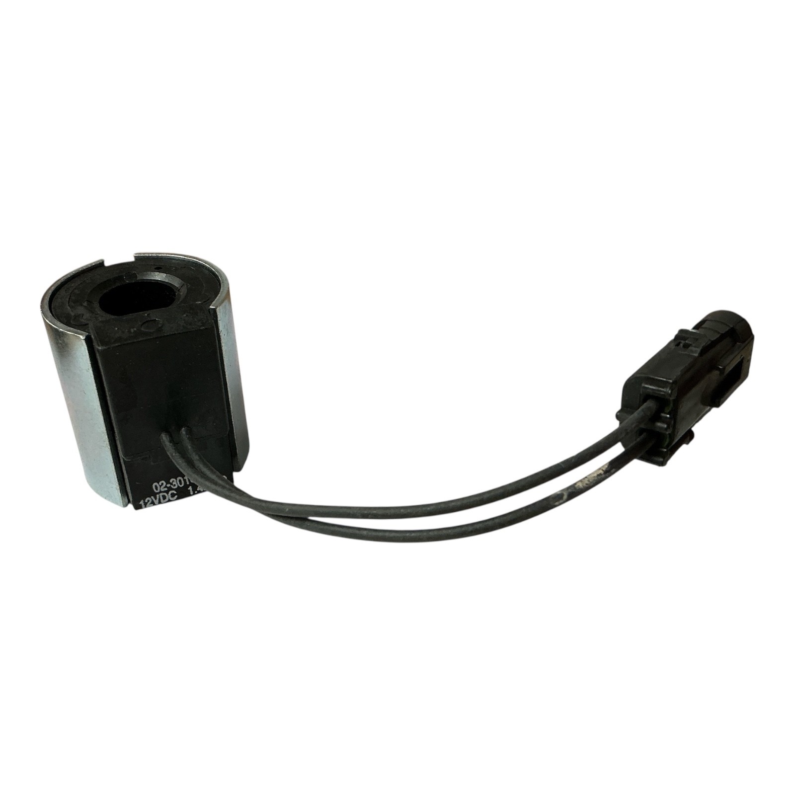 12VDC Hydraulic Solenoid Coil 02-301393 1.4A 17mm ID 55mm H 2-Pin NO HOUSING