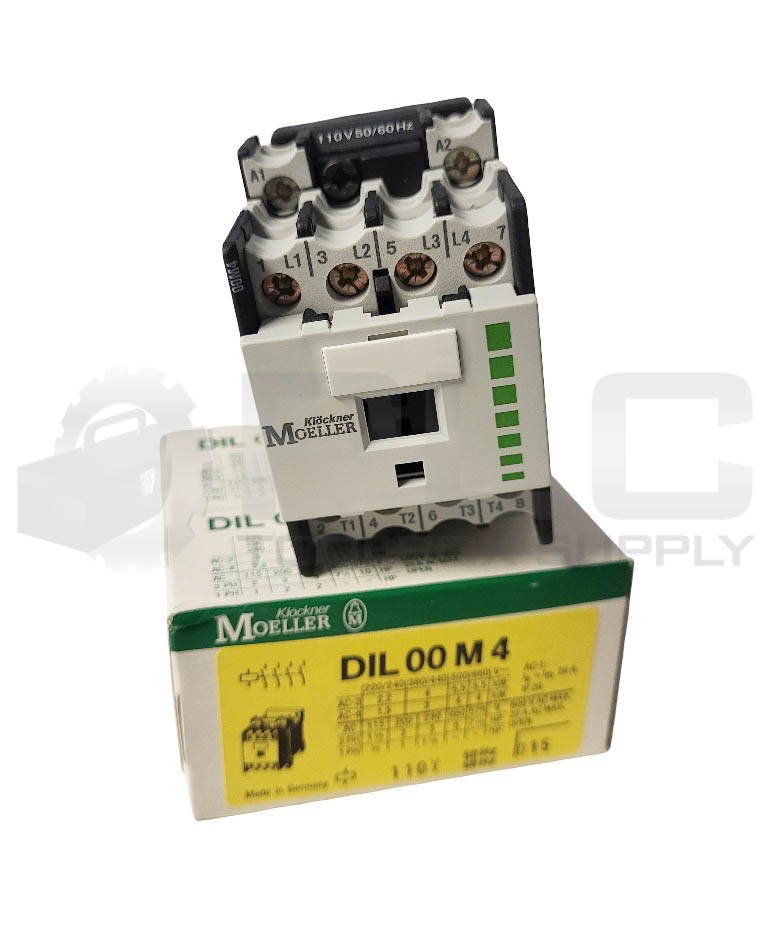 NEW KLOCKNER MOELLER DIL 00 M 4 CONTACTOR 110V50/60Hz