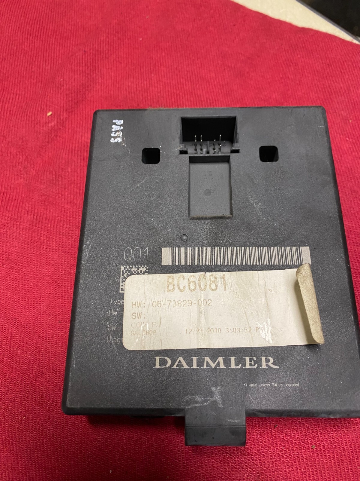 FREIGHTLINER DAIMLER CCM CHASSIS CONTROL MODULE A06 73829 002, BCM, GATEWAY