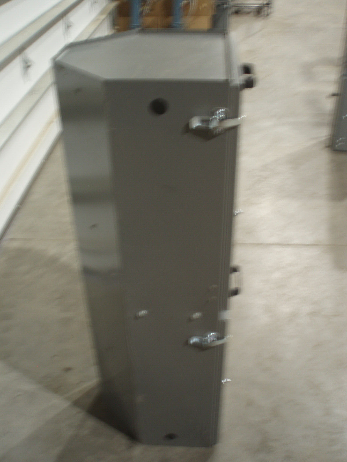 ADRIAN STEEL DUAL TANK STORAGE CABINET