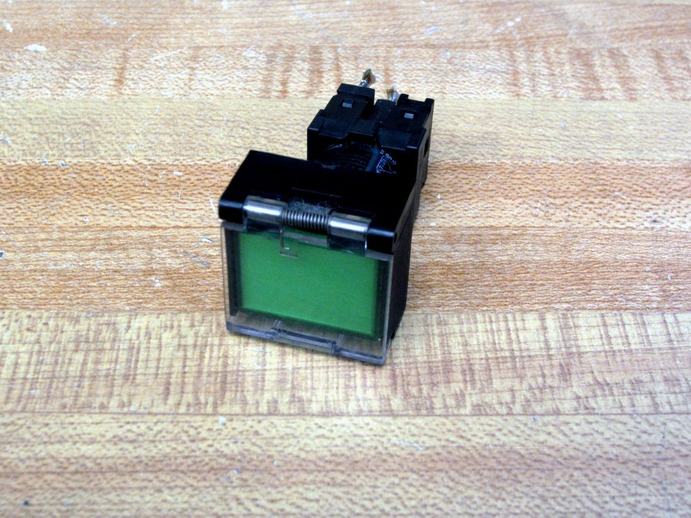 Omron A3GJ-6011-3 Pushbutton Green W/Cover & Base