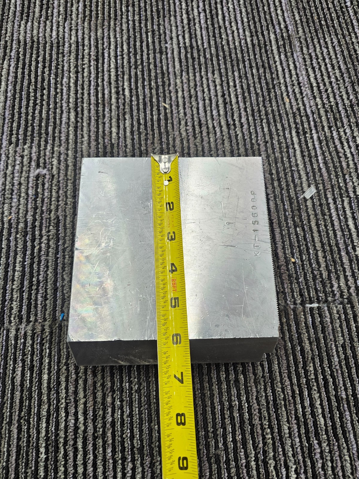 KT-15600P 1.5mm x 60° Soft Top Jaws for 15″ Power Chuck, Pointed, Steel