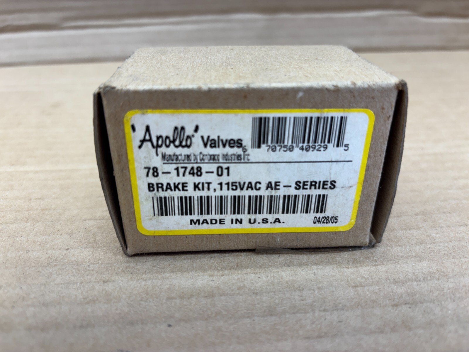 Apollo Valves 78-1748-01 Brake Kit 115VAC AE-Series Conbraco