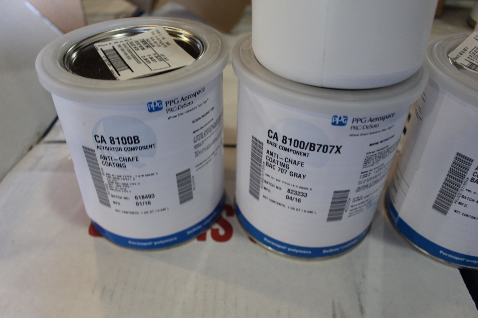 PPG Aerospace/PRC-DeSoto Gloss Gray CA8100 Anti-Chafe Coating KIT