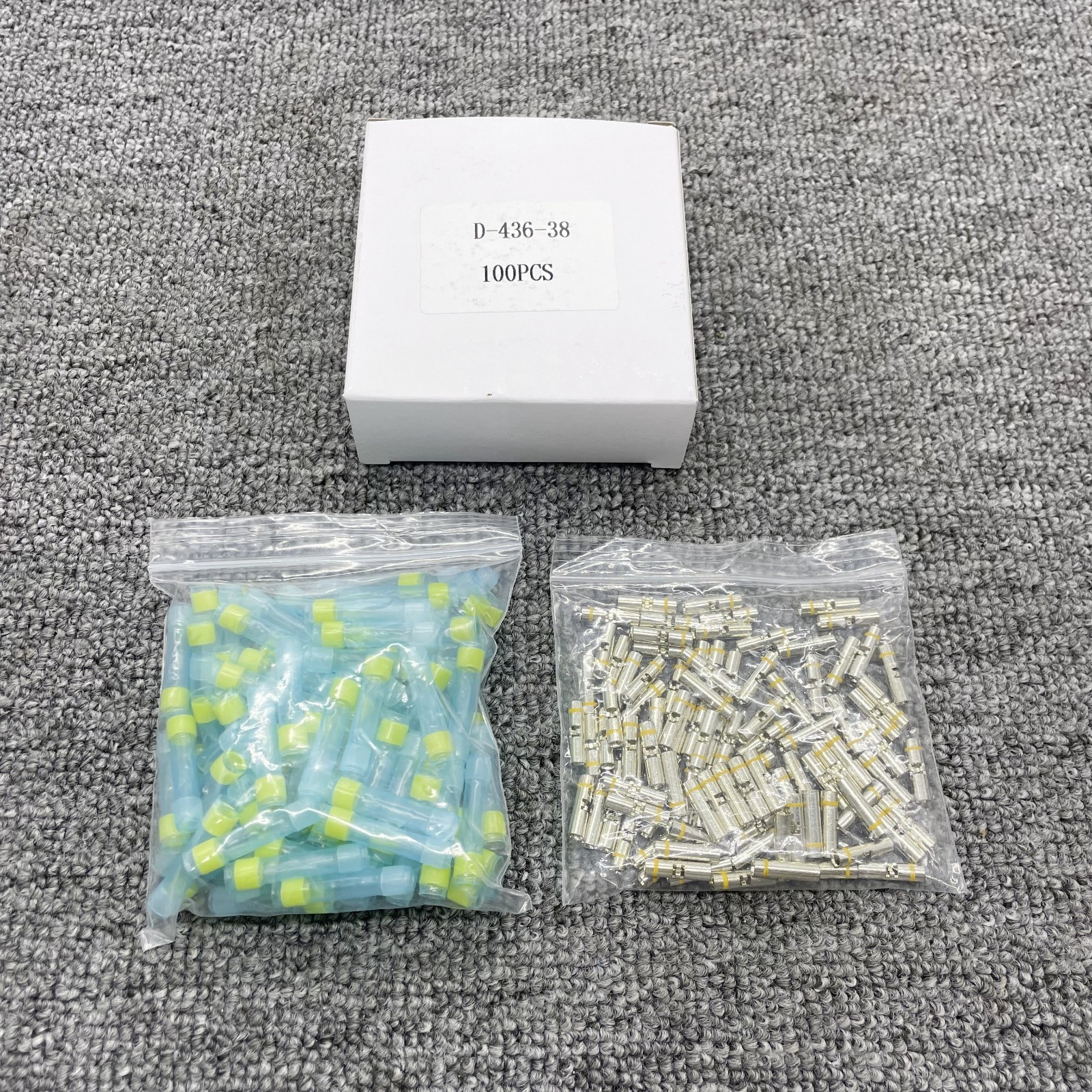 New 100pcs pack Plastic Case terminal for Military Aviation 650076-000 D-436-38