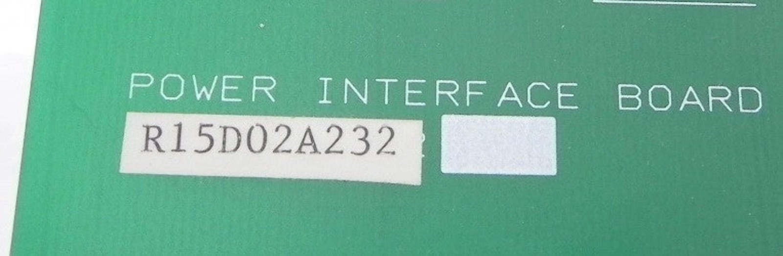 Siemens Power Interface Board R15D02A232