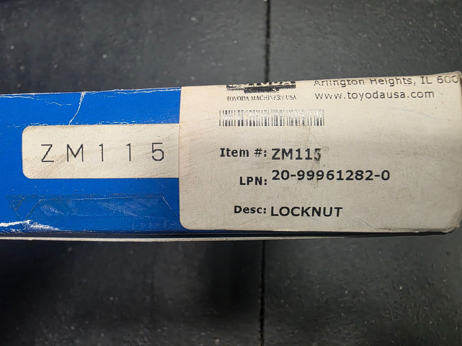 ZM115 Precision Locknut M115x2 150mm OD 22mm H Bearing Spindle Nut