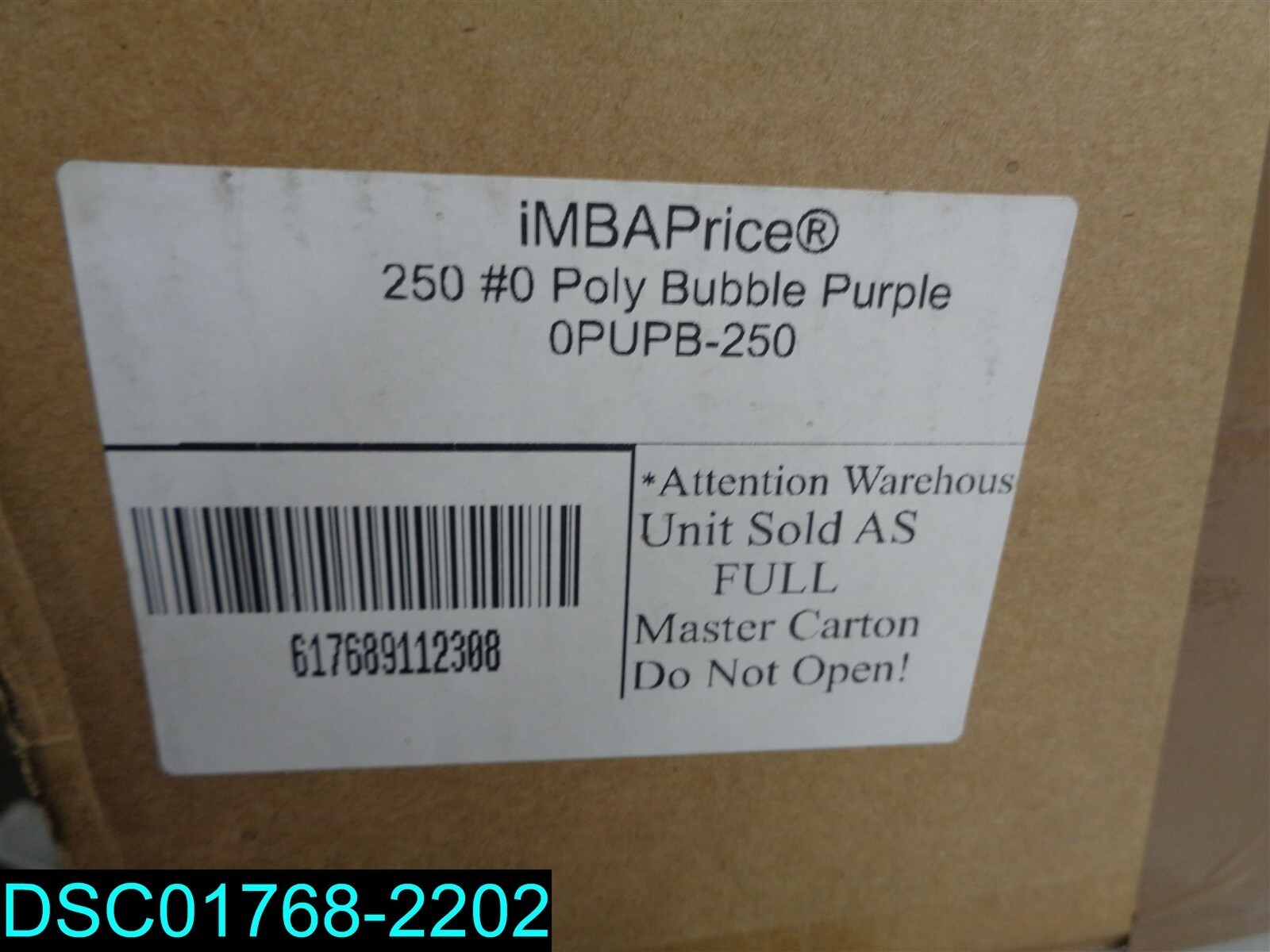 QTY=250:iMBAPrice #0 6″ x 10″ Premium Purple Color Self Seal Poly Bubble Mailers