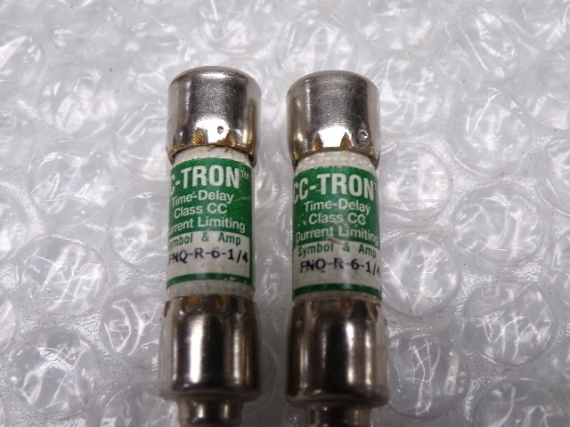 CC-TRON FNQ-R-6-1/4 FUSE LOT OF 2 NSNP
