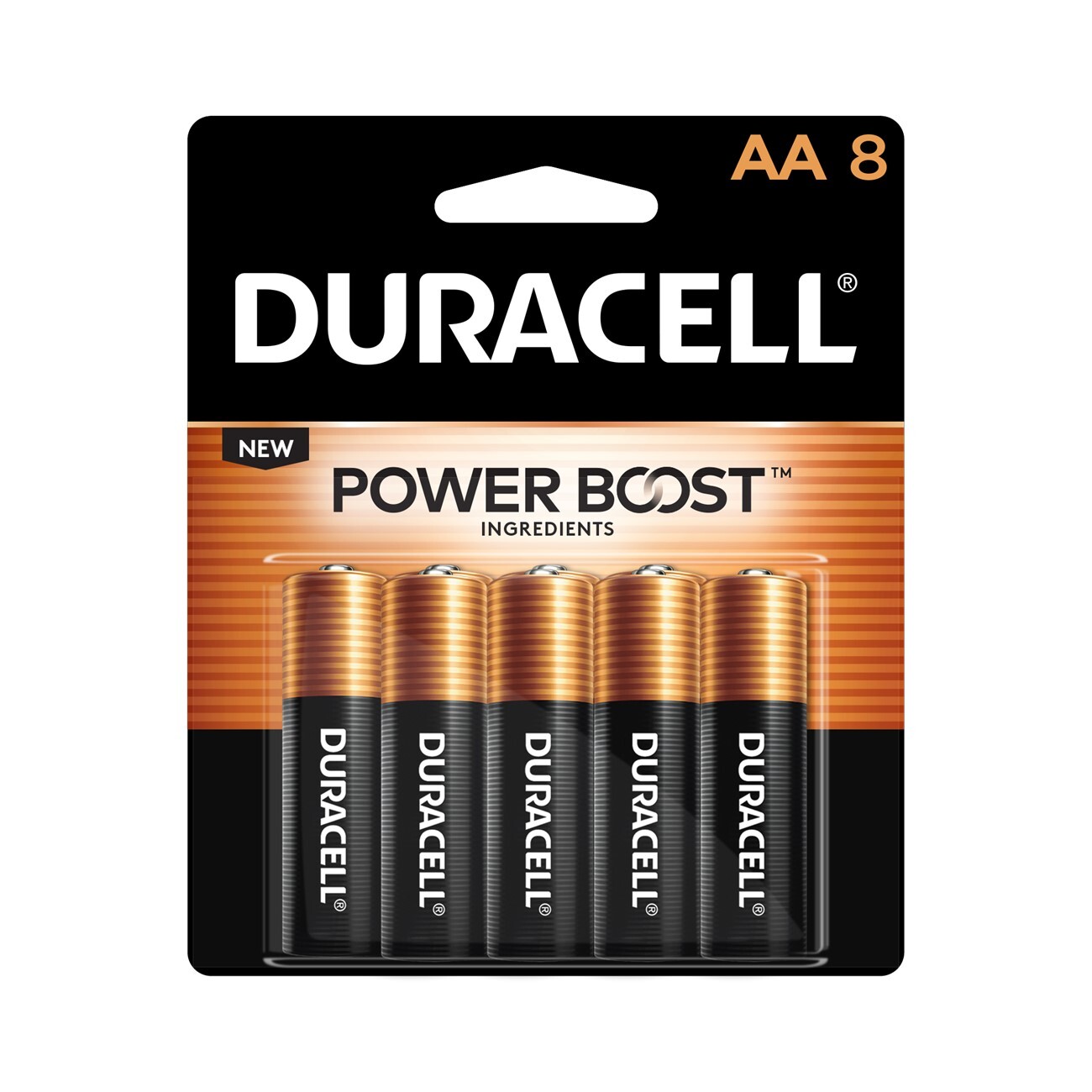 Duracell MN1500 AA Alkaline Coppertop Batteries 8-Pack Replacement MN1500