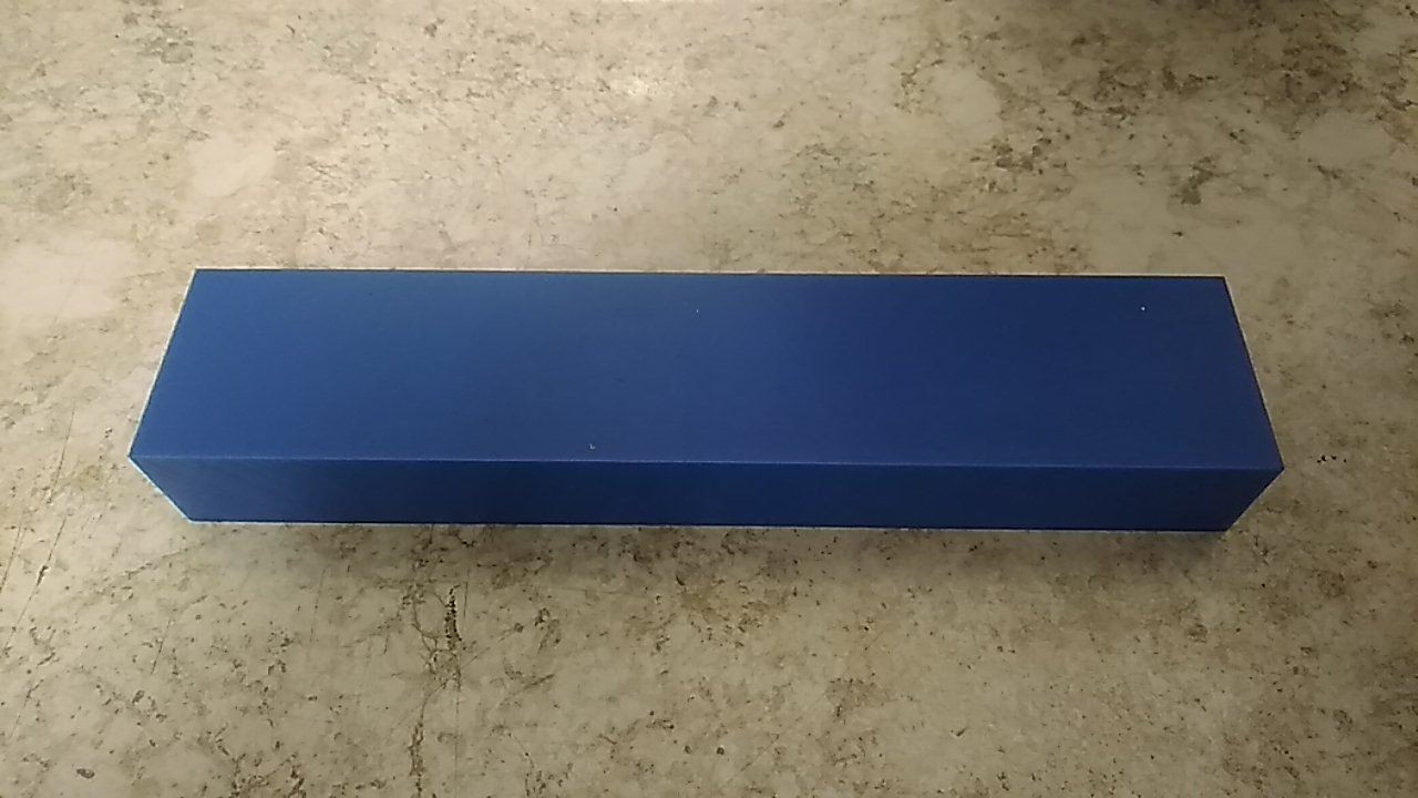 Brand Name 4126N132 30 Pk 2-1/2 In W 12 In L Blue Slippery UHMW Polyethylene Bar